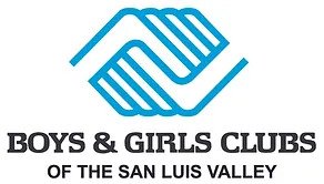 Boys and Girls Clubs of the San Luis Valley, a blue logo featuring clasping hands.